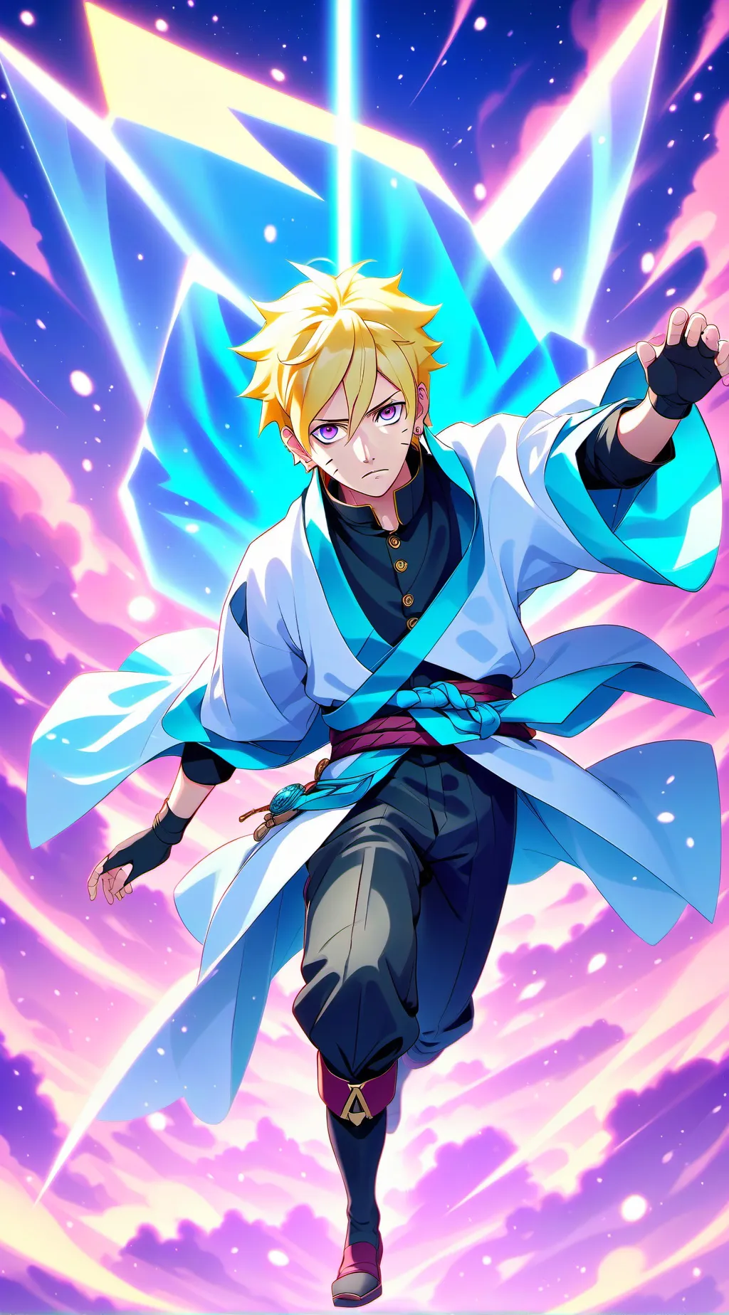 ai character: boruto uzumaki background