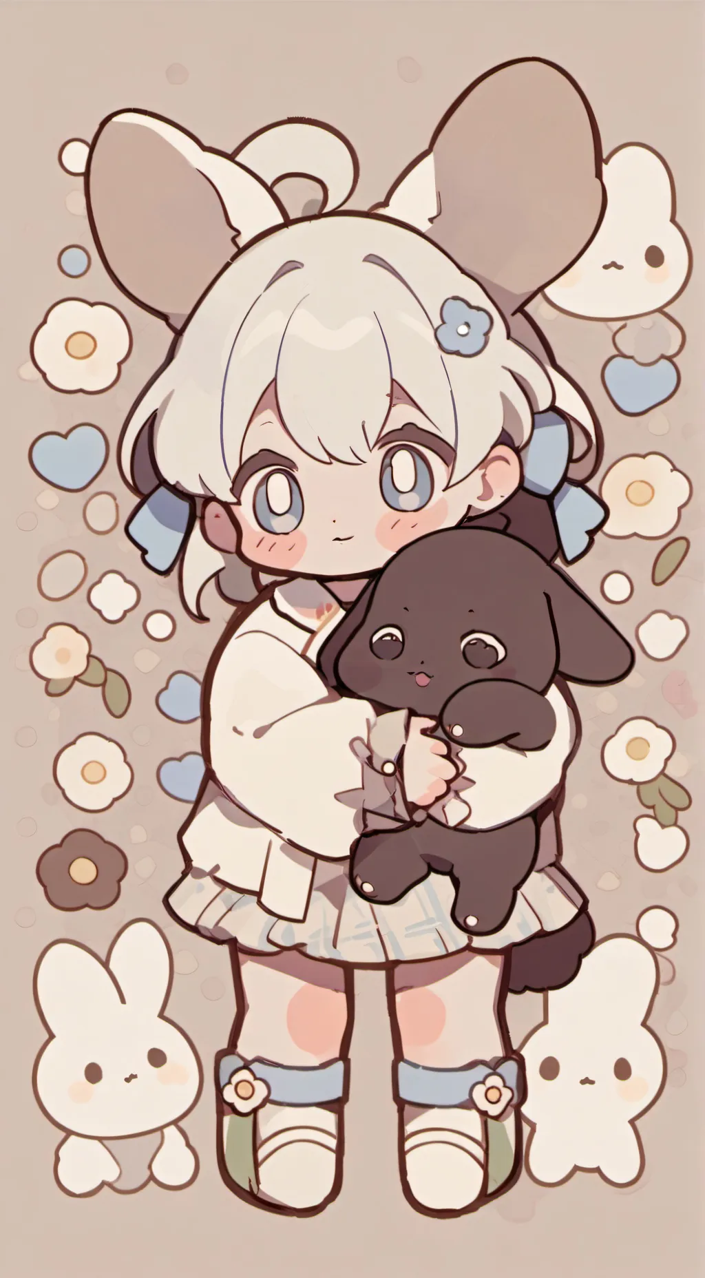 ai character: Genny and me background