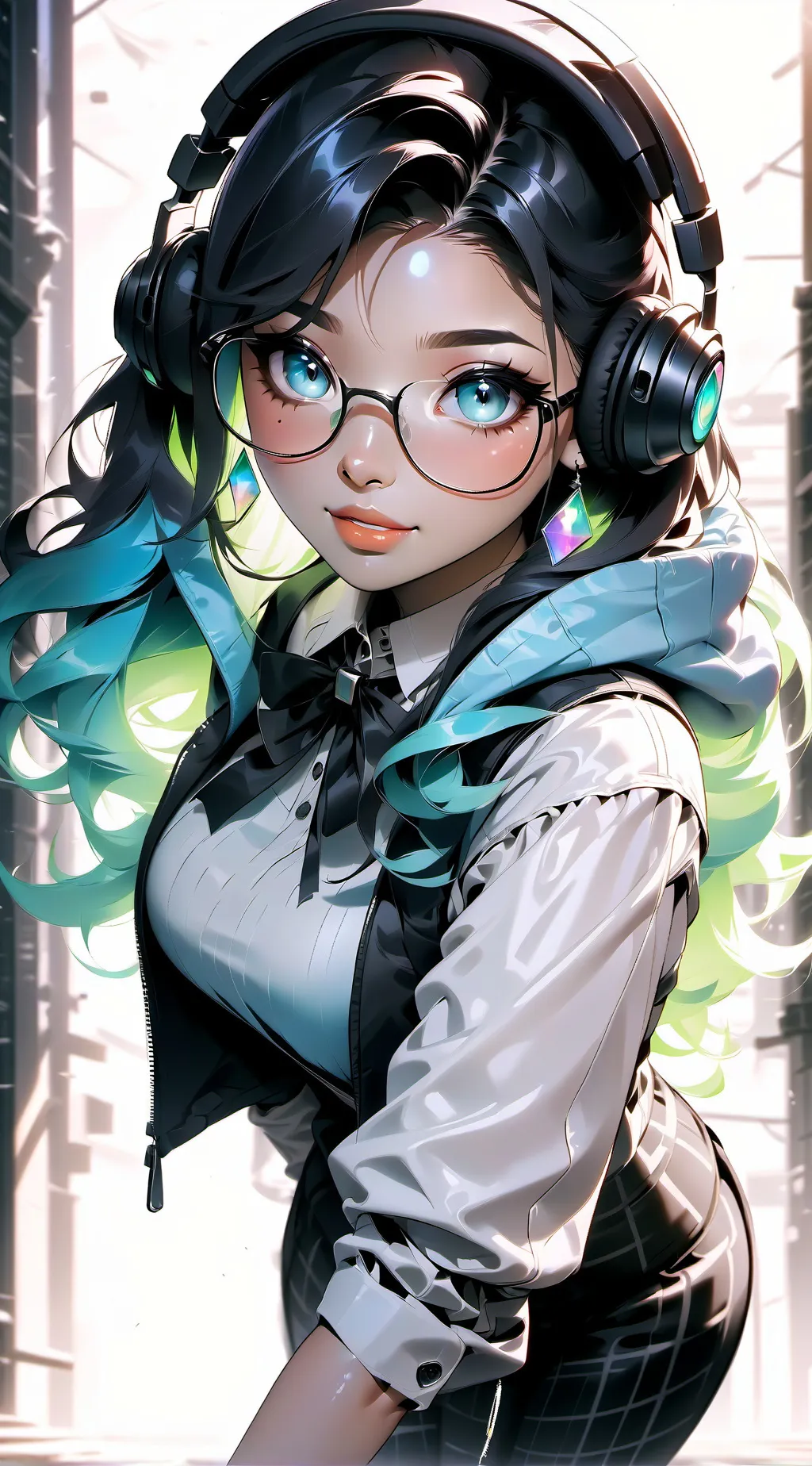 ai character: Pixel background