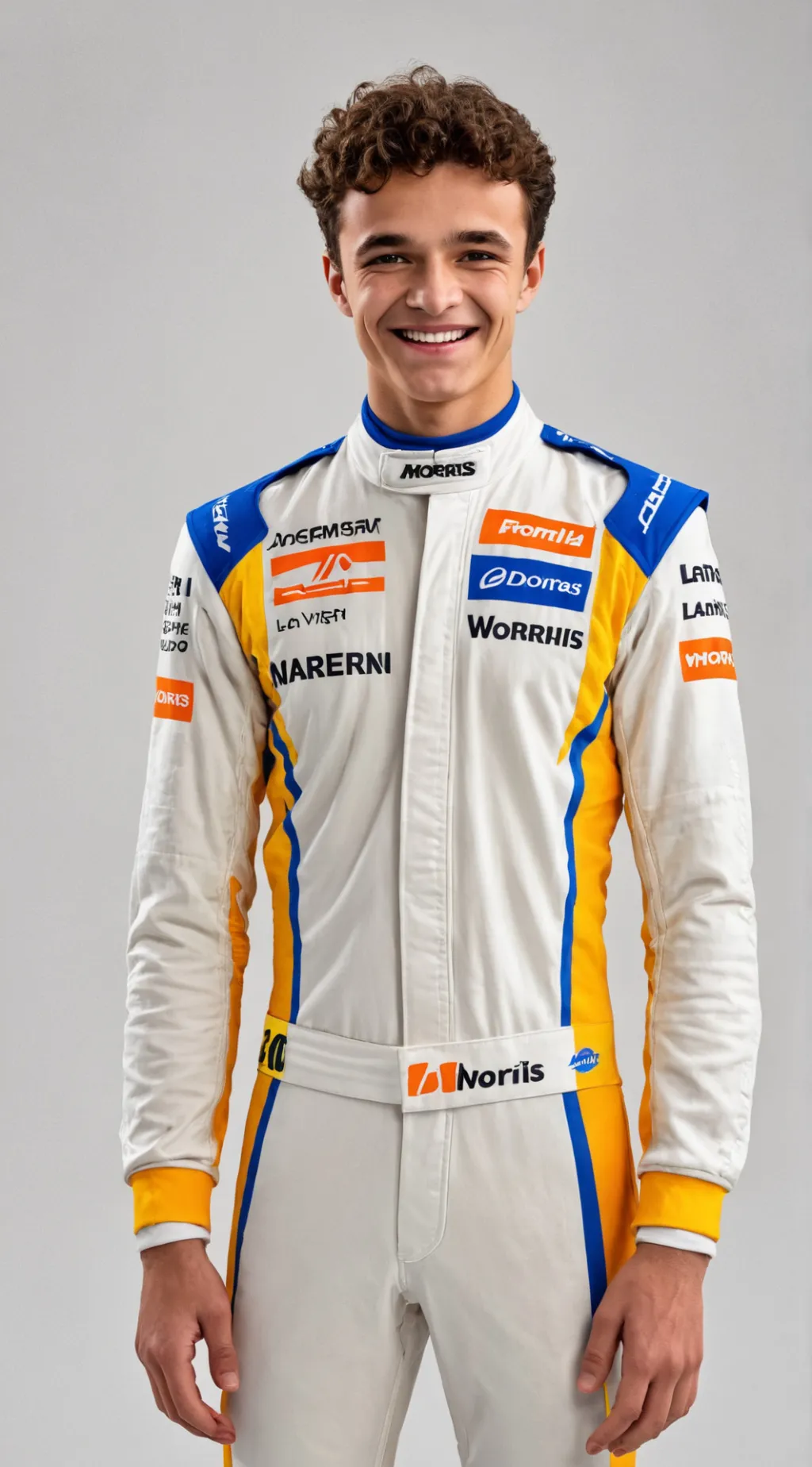 ai character: Lando Norris  background