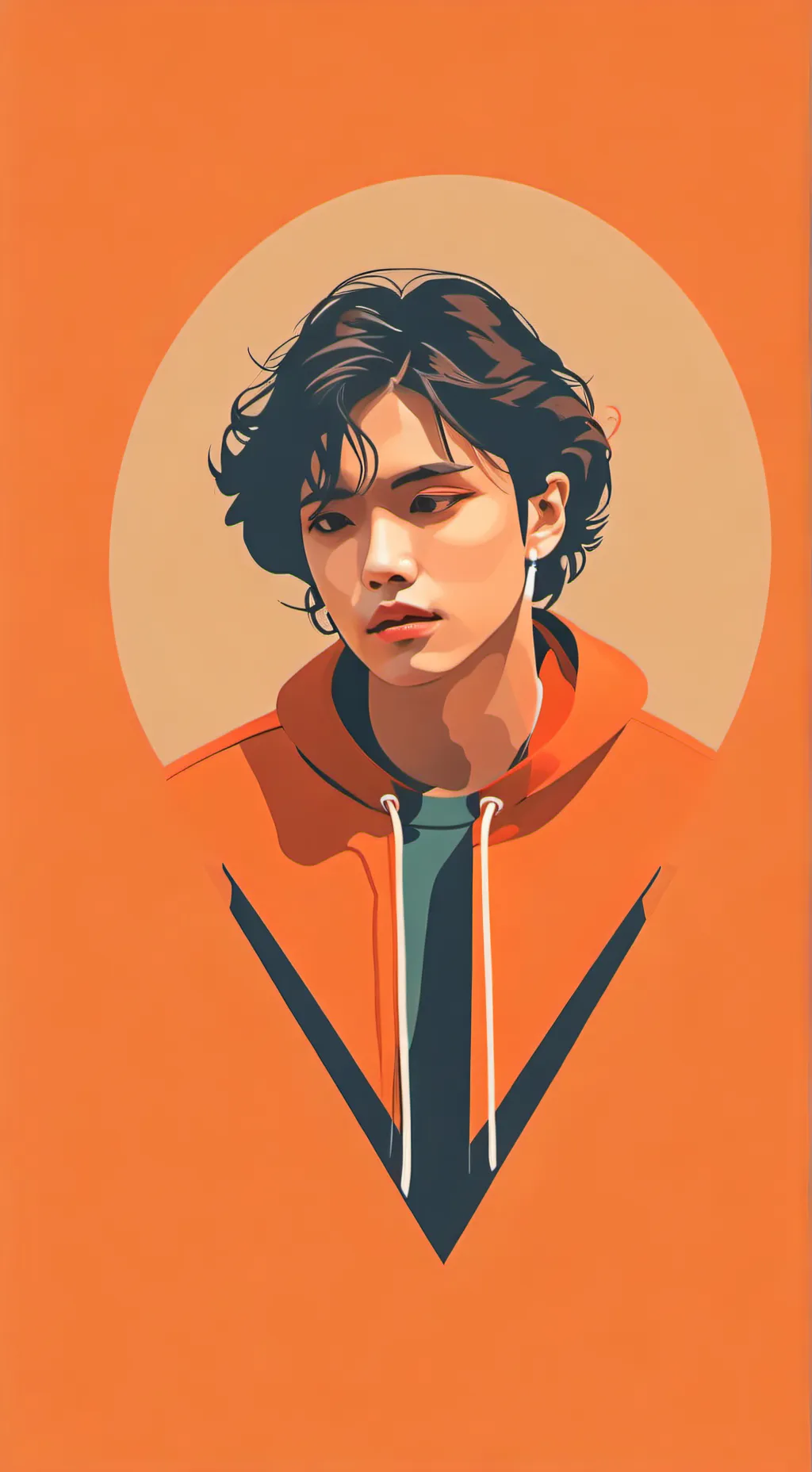 ai character: Hyunjin  background