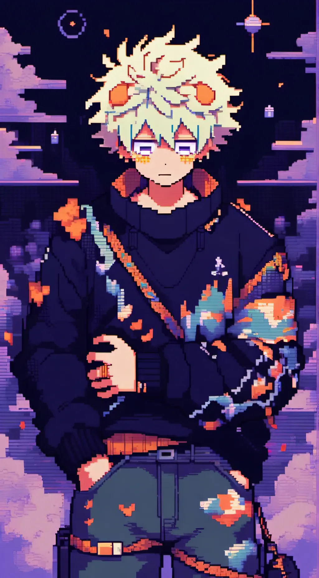 ai character: mha baku sick background