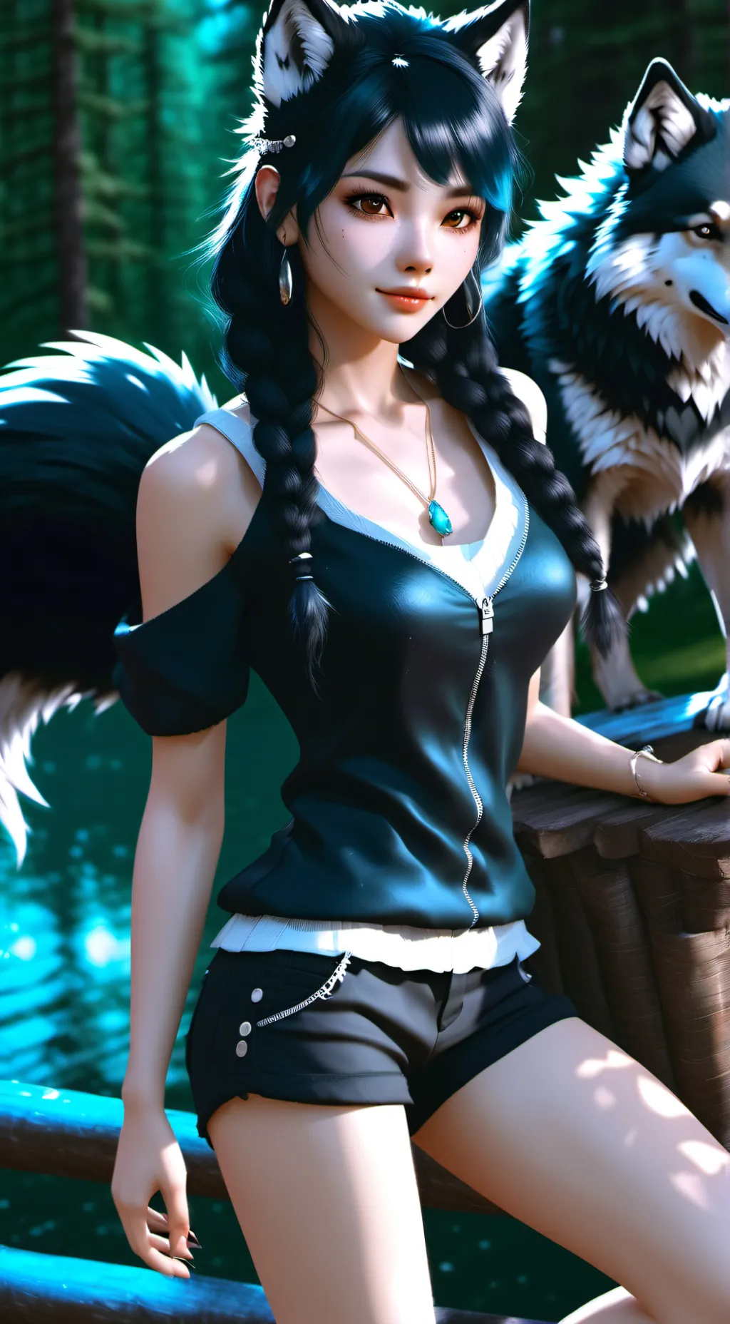 ai character: Mira background