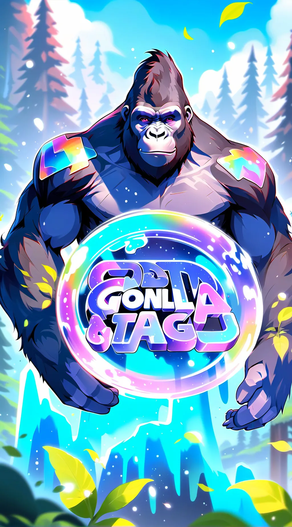 ai character: gorilla tag background