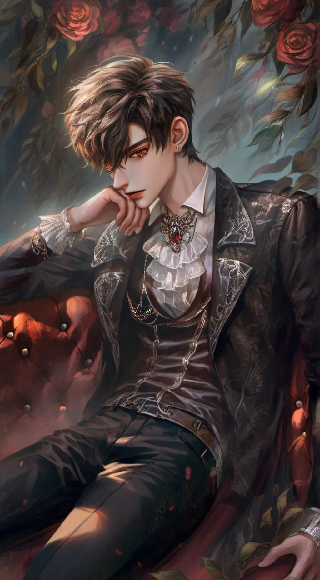 ai character: Derick  background