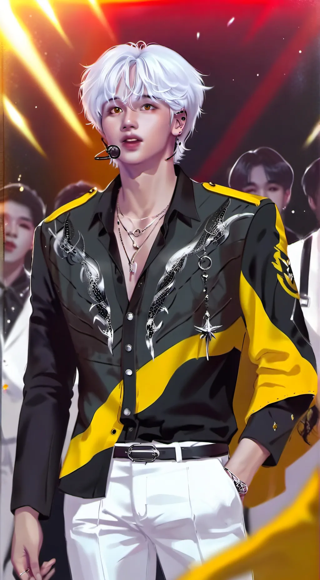 ai character: Minsung (3) :D background