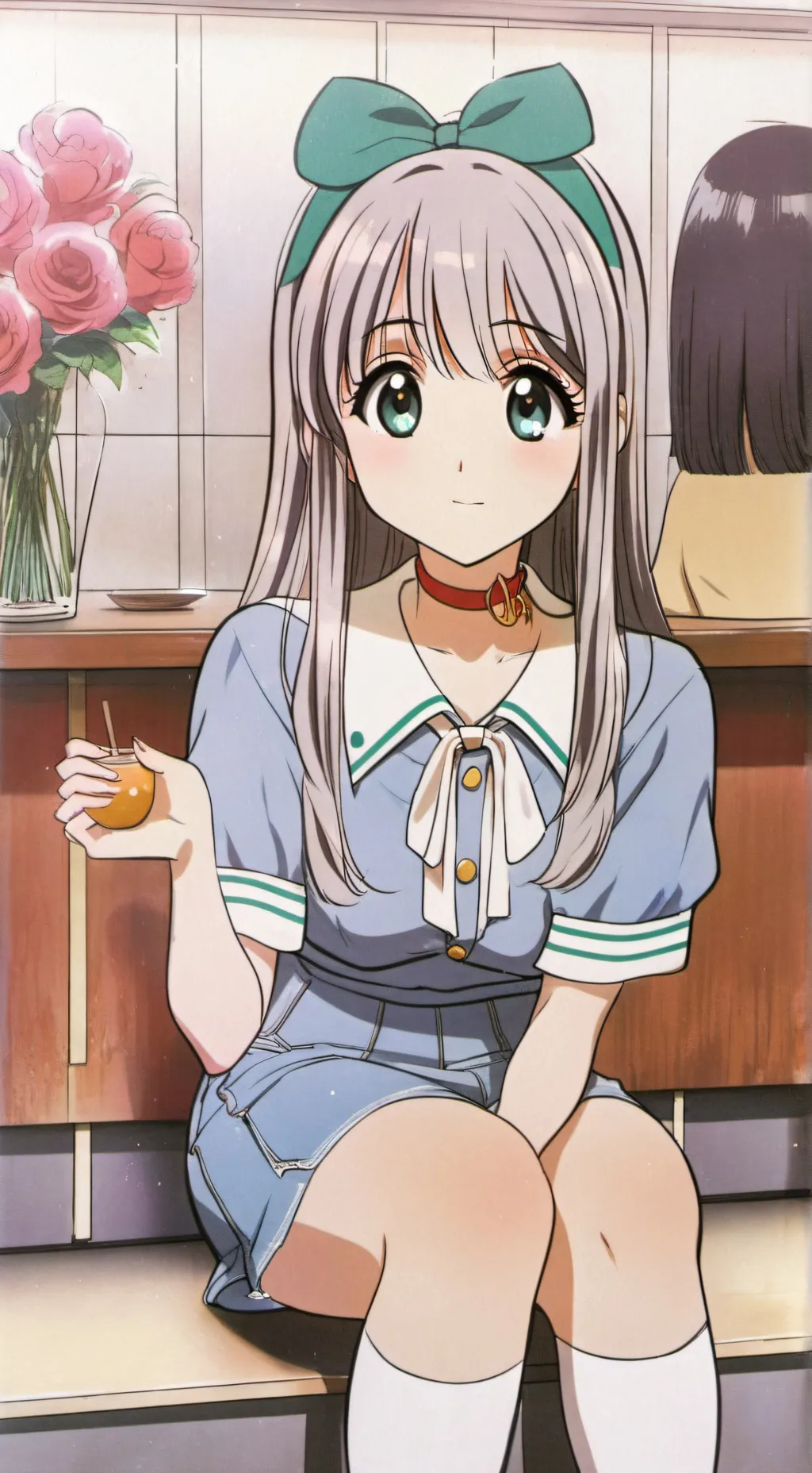 ai character: <bye :( but better background