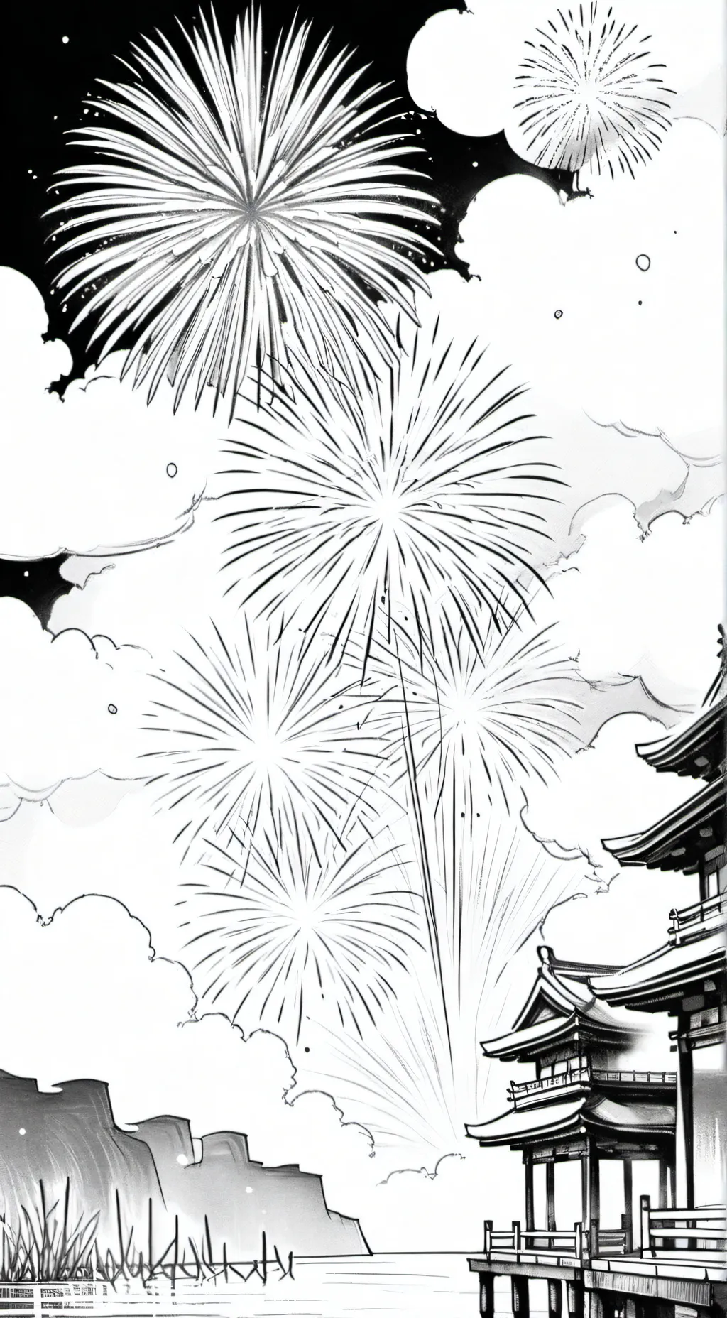 ai character: MHA NEW YEAR! background