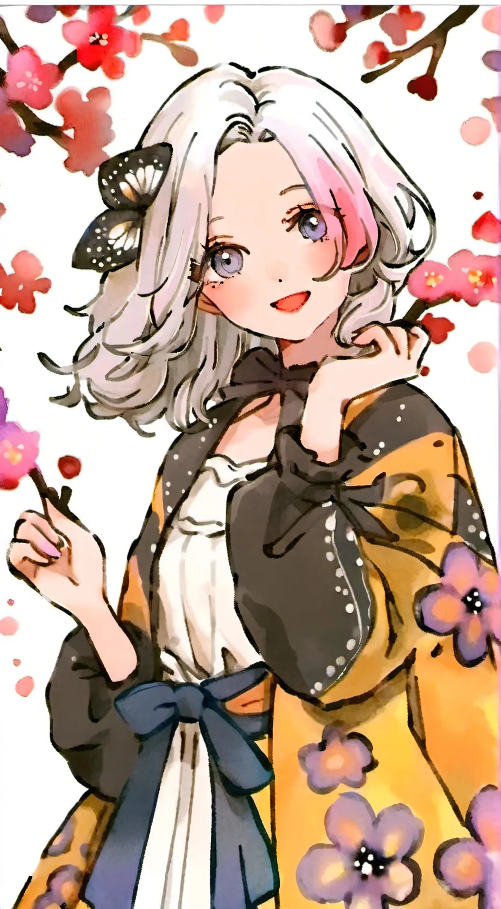 ai character: April Moonelle background