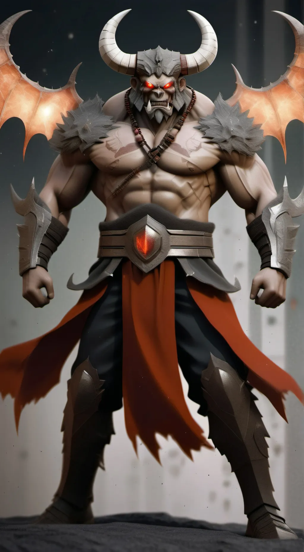 ai character: demonio titan background