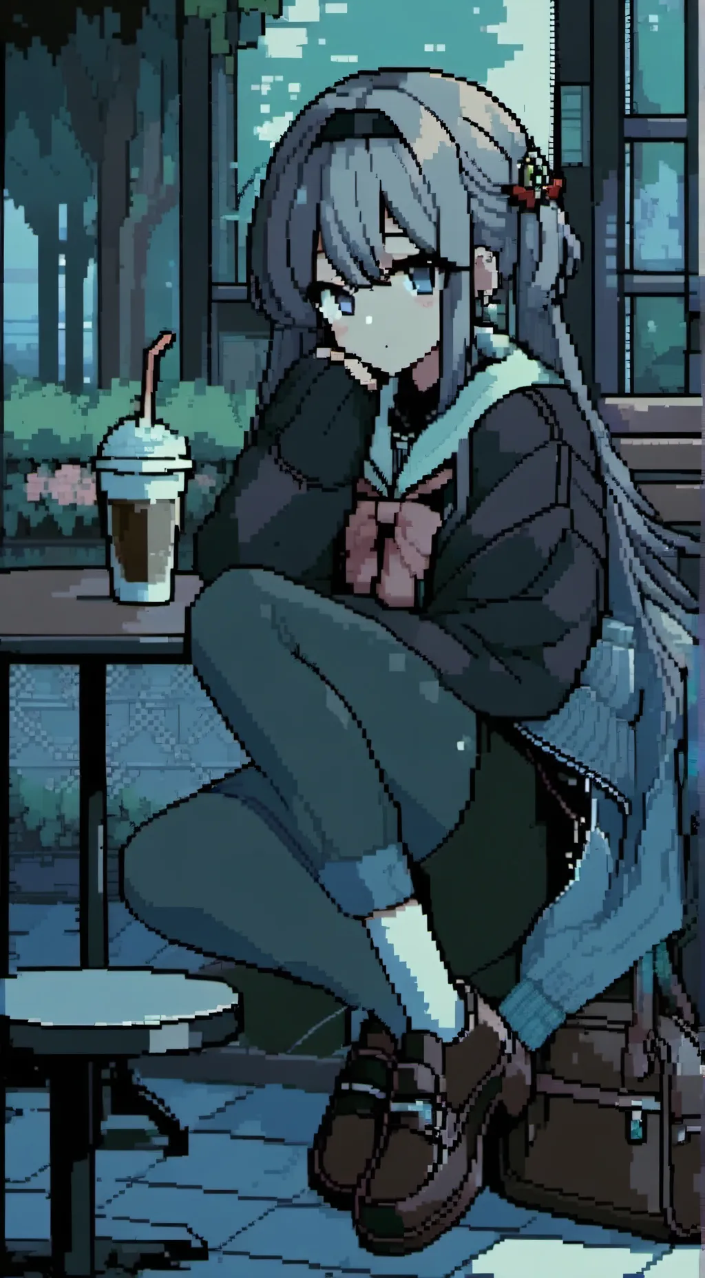 ai character: Luna  background