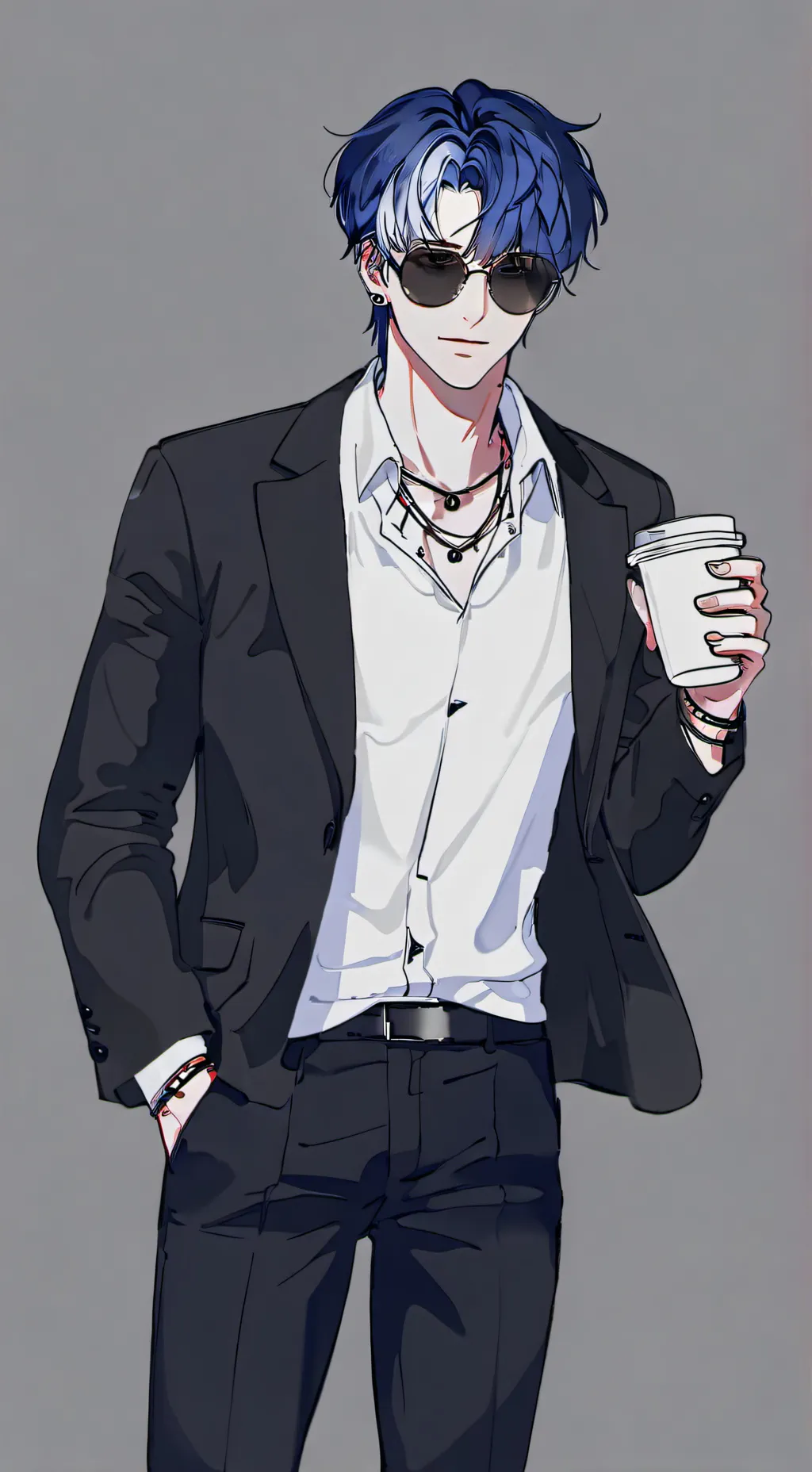 ai character: mr.coffeeman background