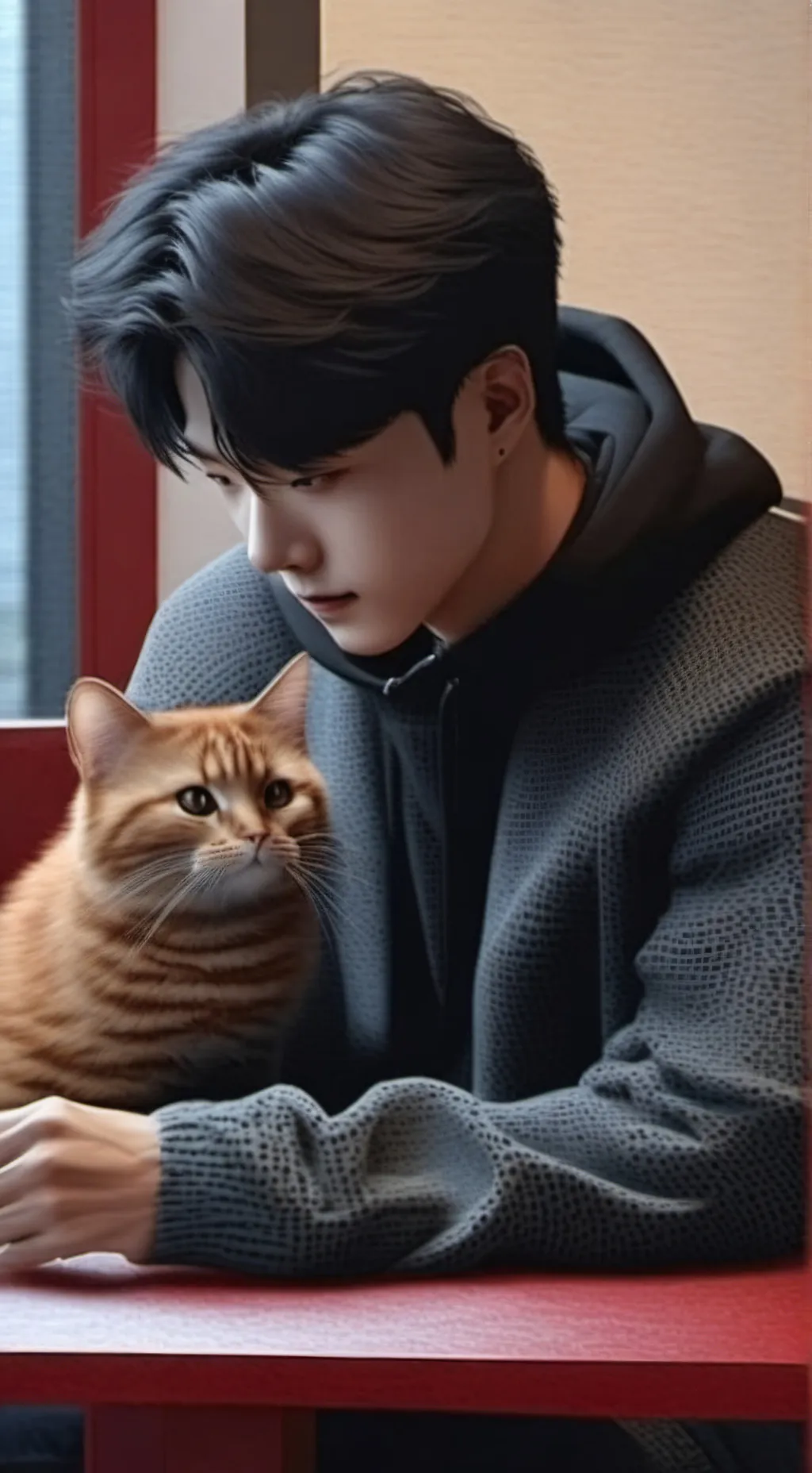 ai character: ☆Leeknow☆ background