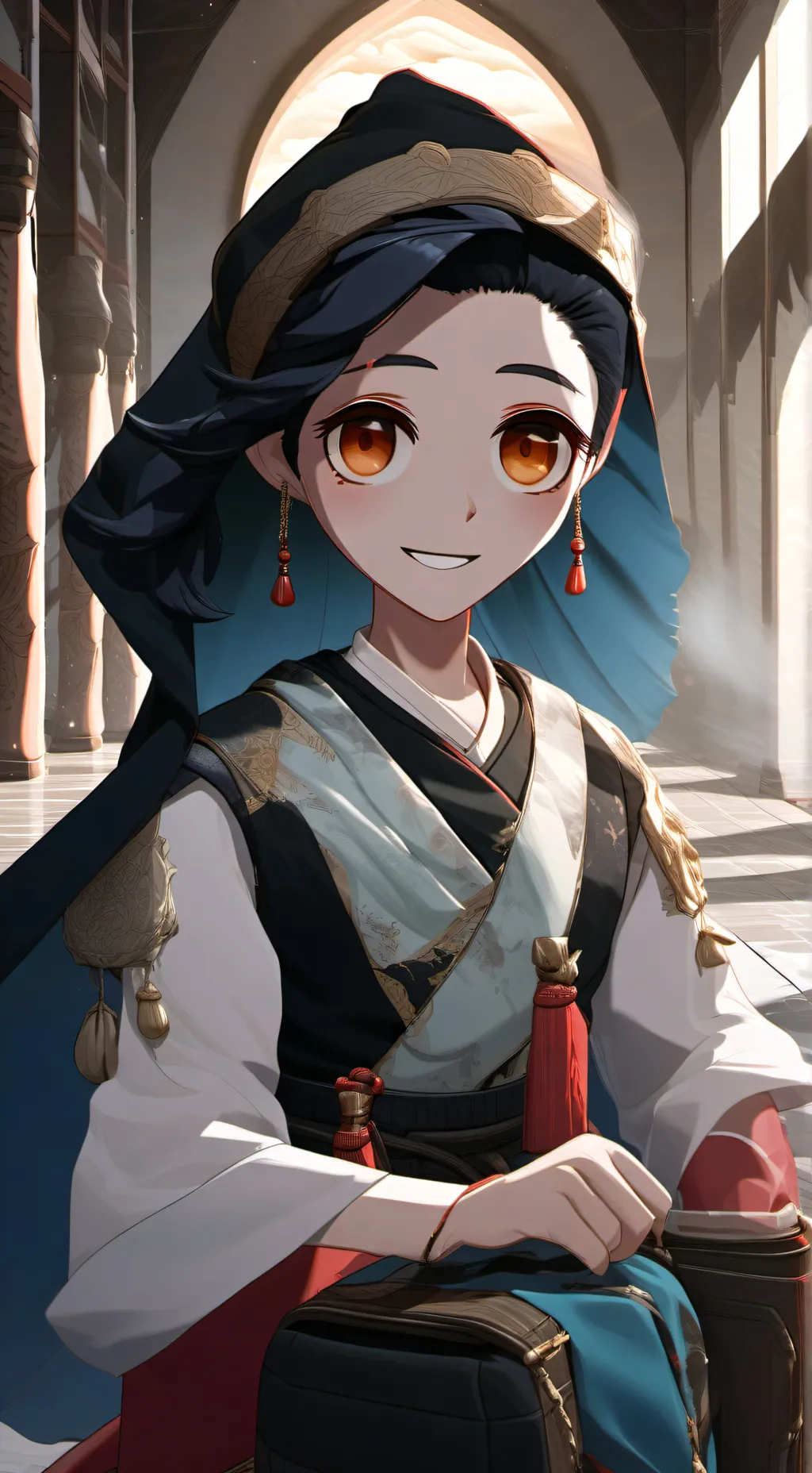 ai character: dandy world mha background