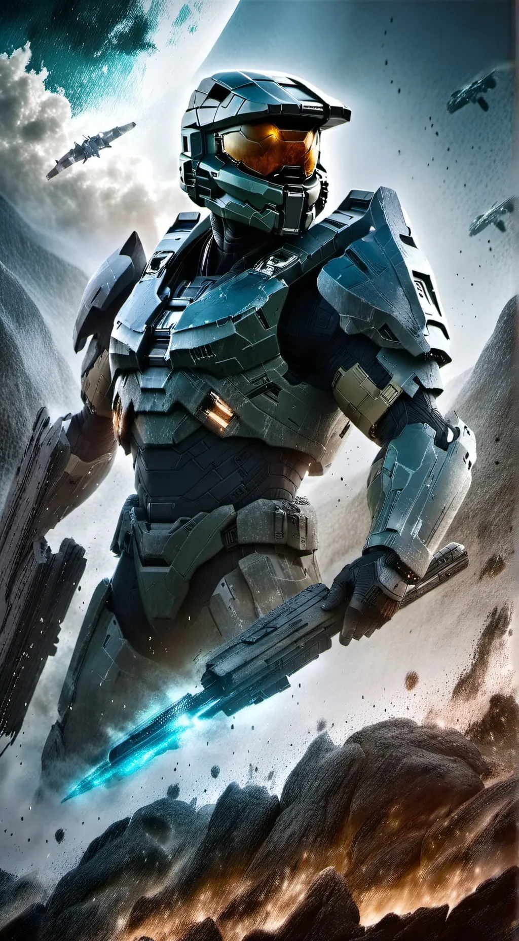 ai character: master chief background