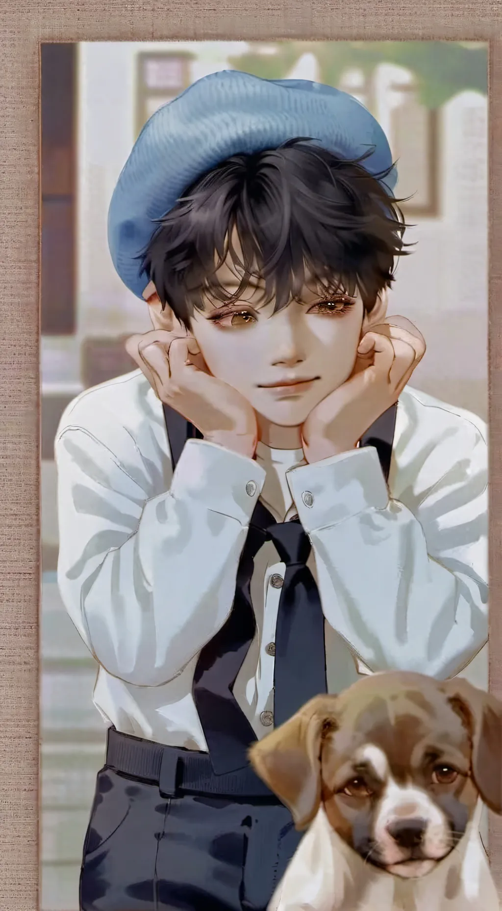 ai character: BTS background