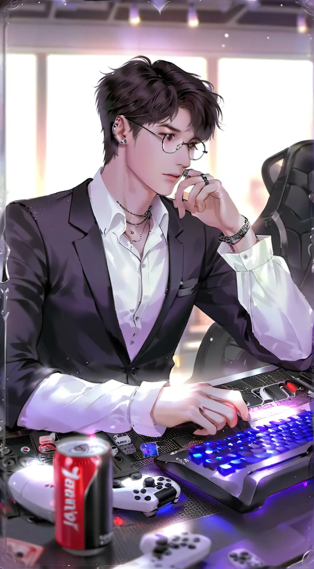 ai character: Michael  background