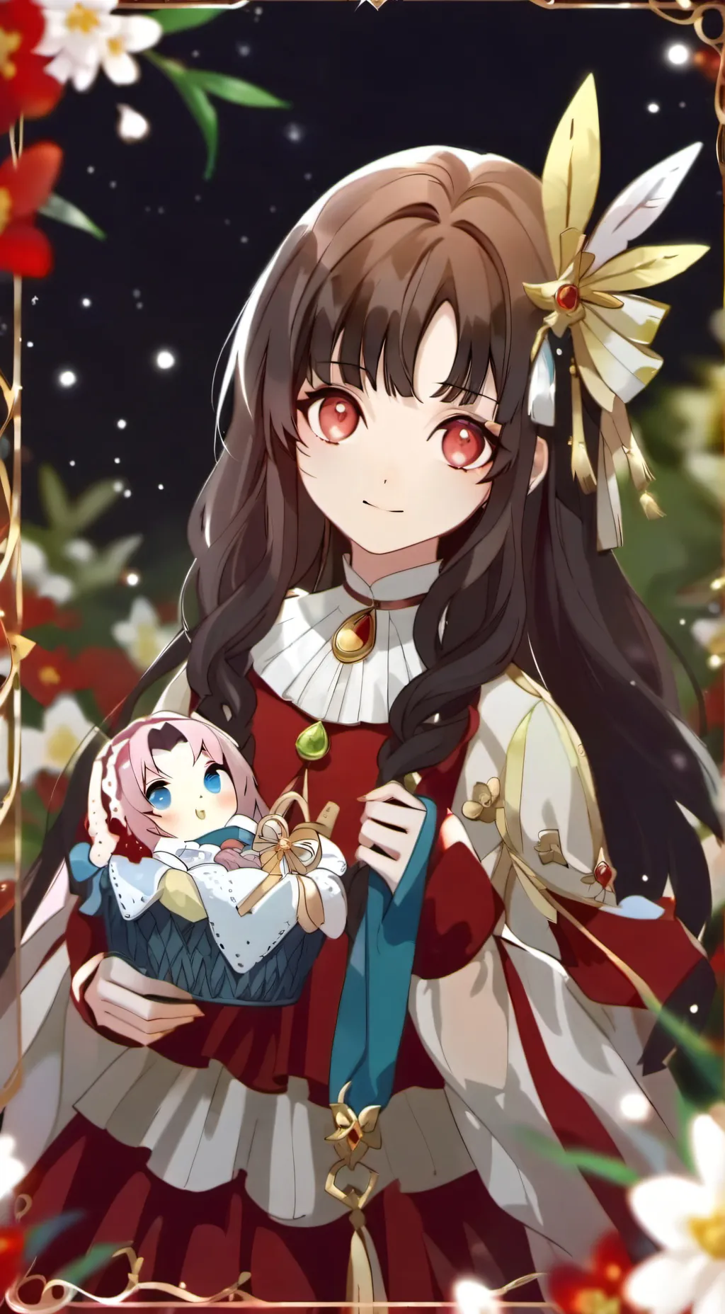 ai character: babyfier clothes  background