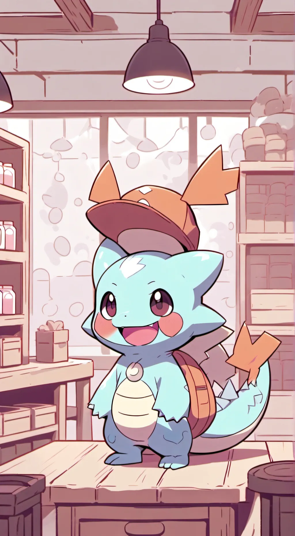 ai character: blueasaw background