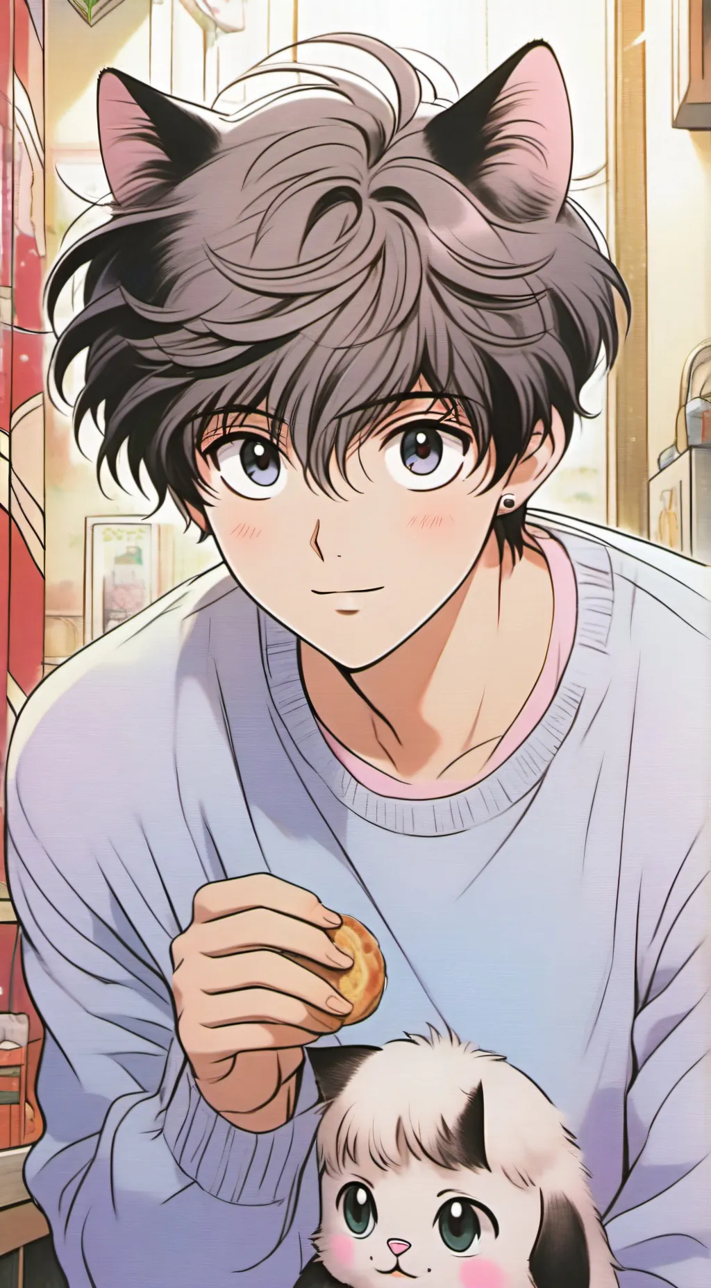 ai character: mau background