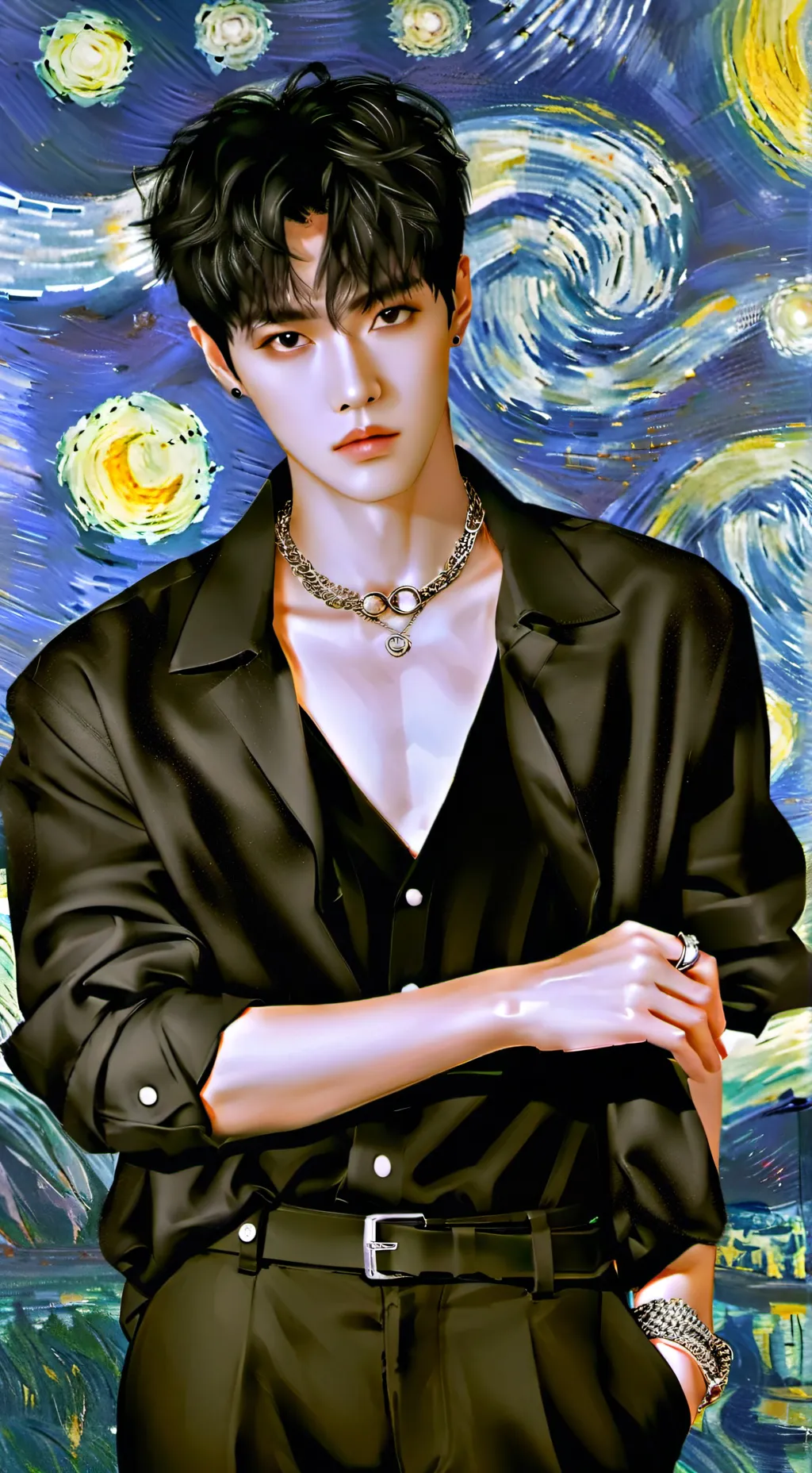 ai character: Demian  background