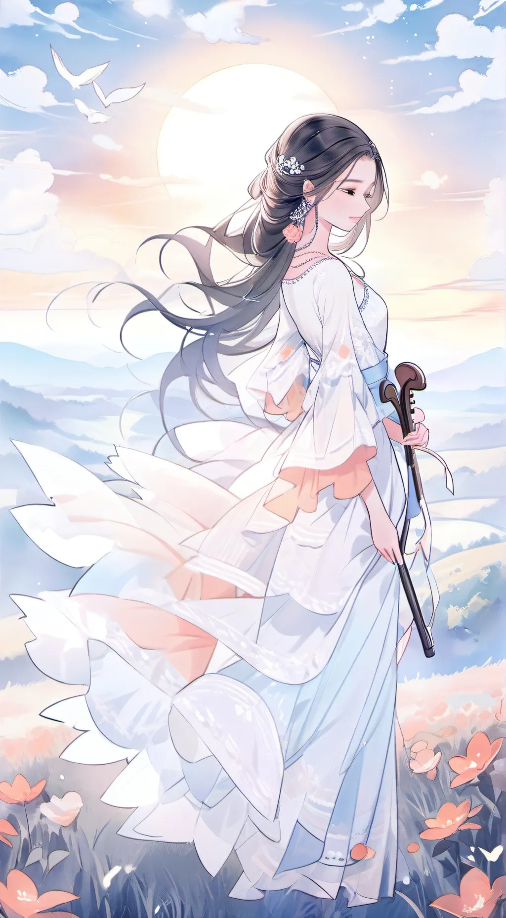 ai character: demon Slayer  background