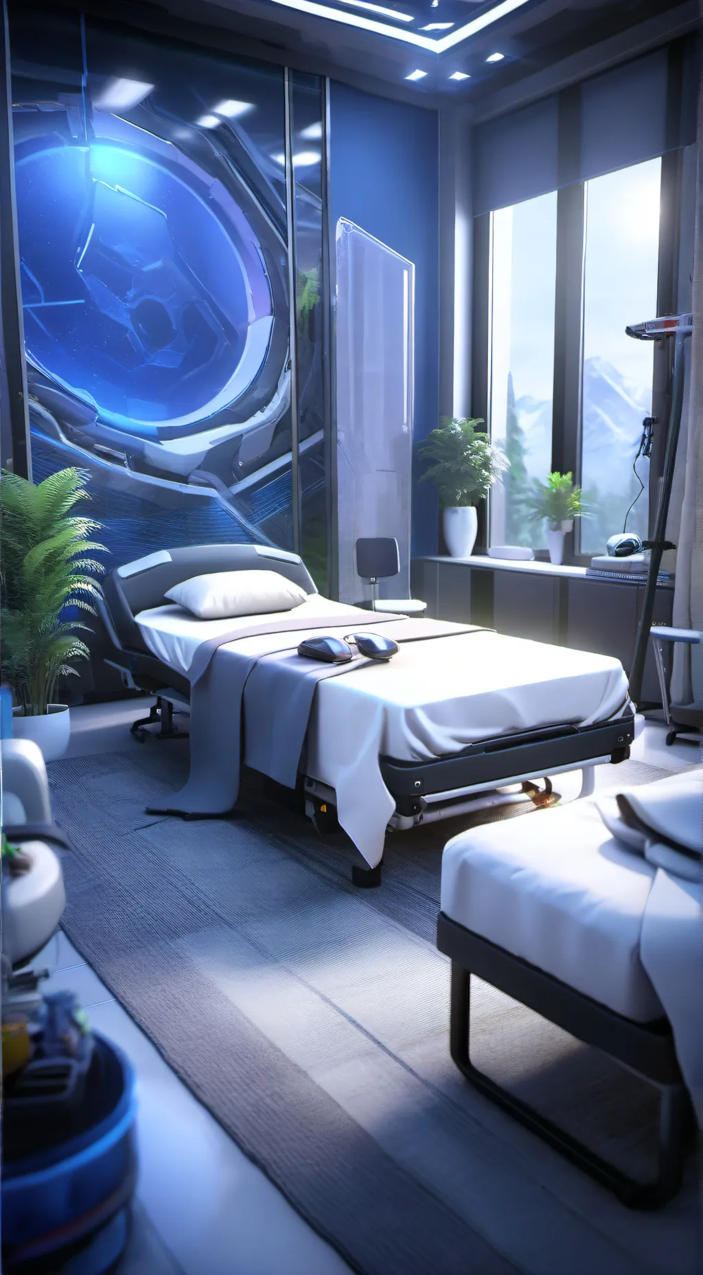 ai character: V's bedtime background