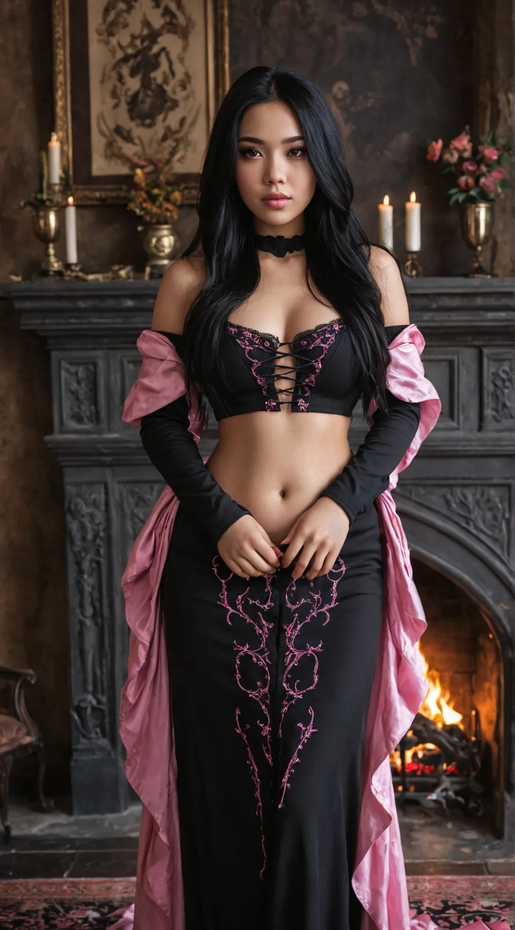 ai character: Melani background