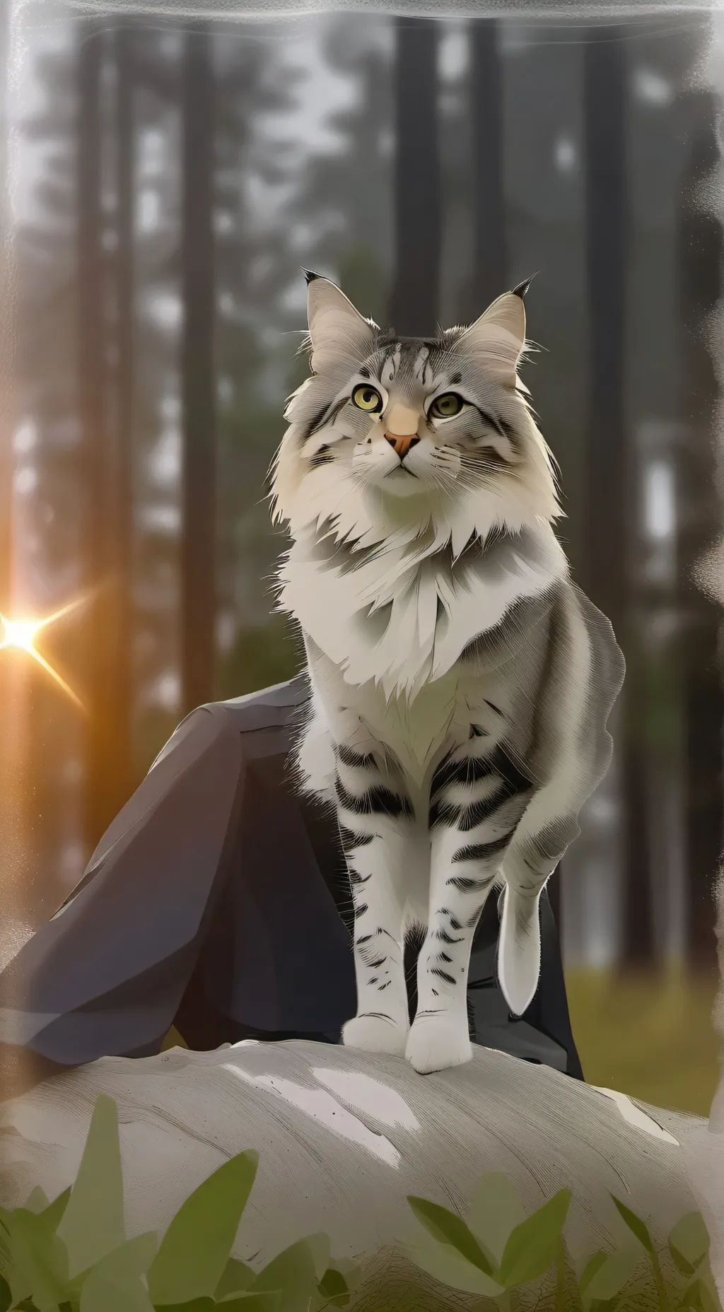 ai character: Announcements background