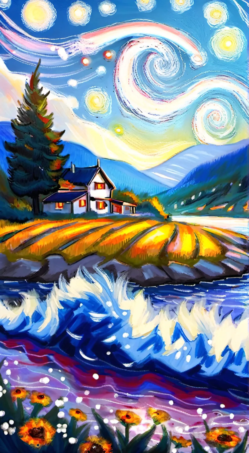 ai character: tsams  background