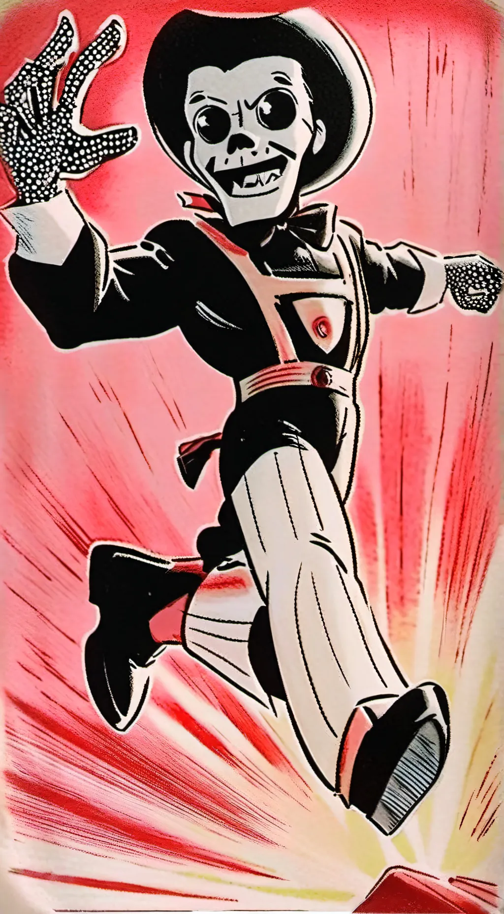 ai character: JAJA AL CHILE background