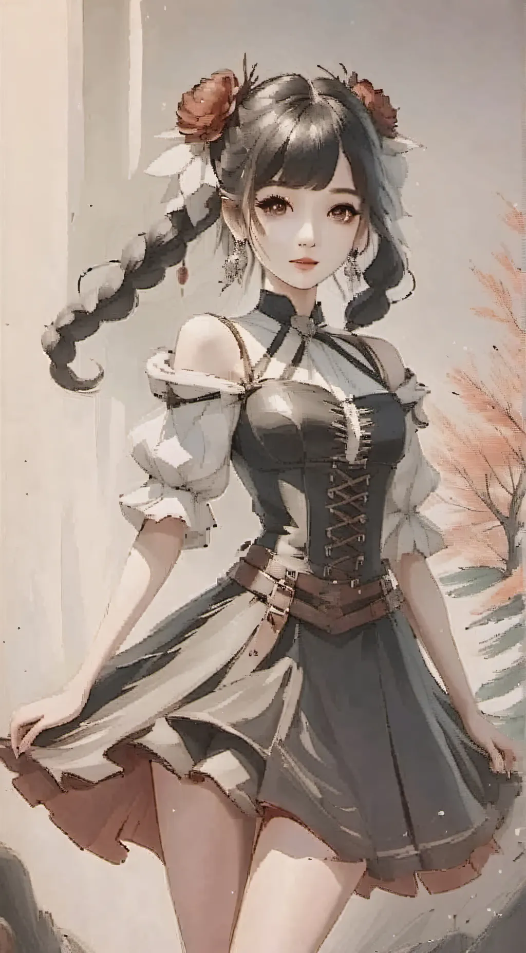 ai character: Athena background