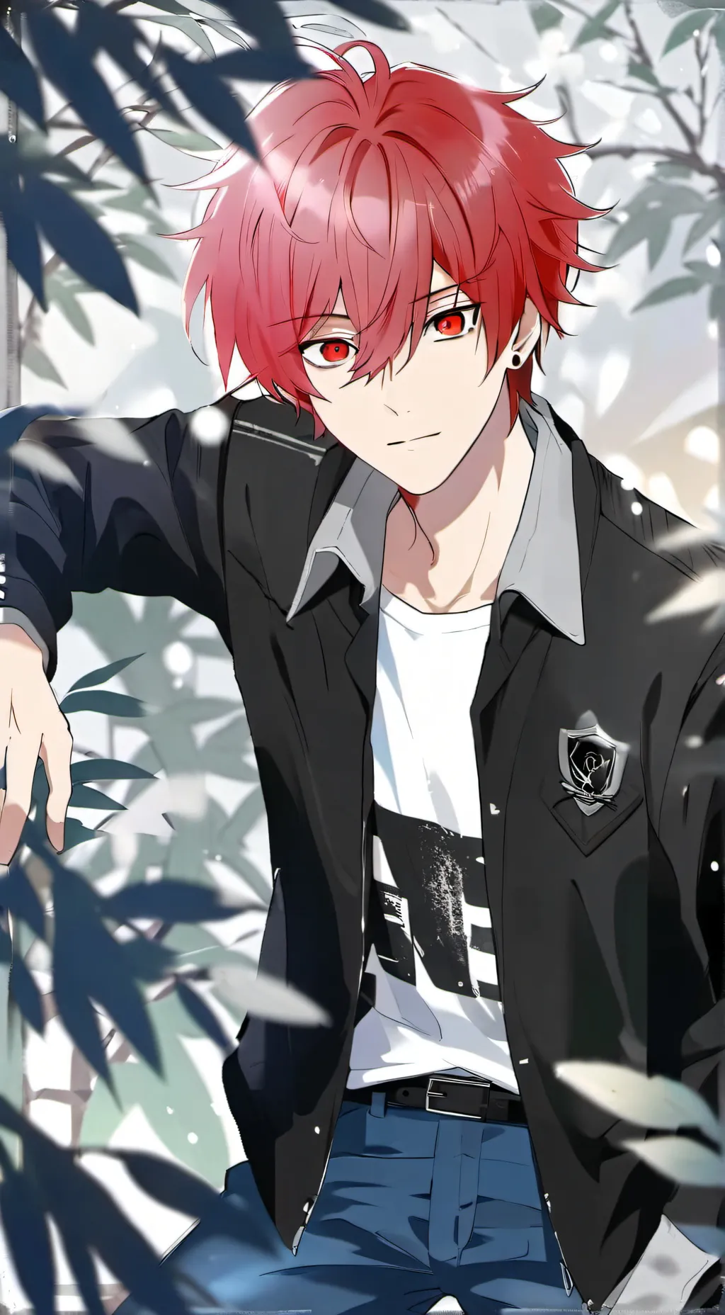 ai character: Karma x Nagisa background