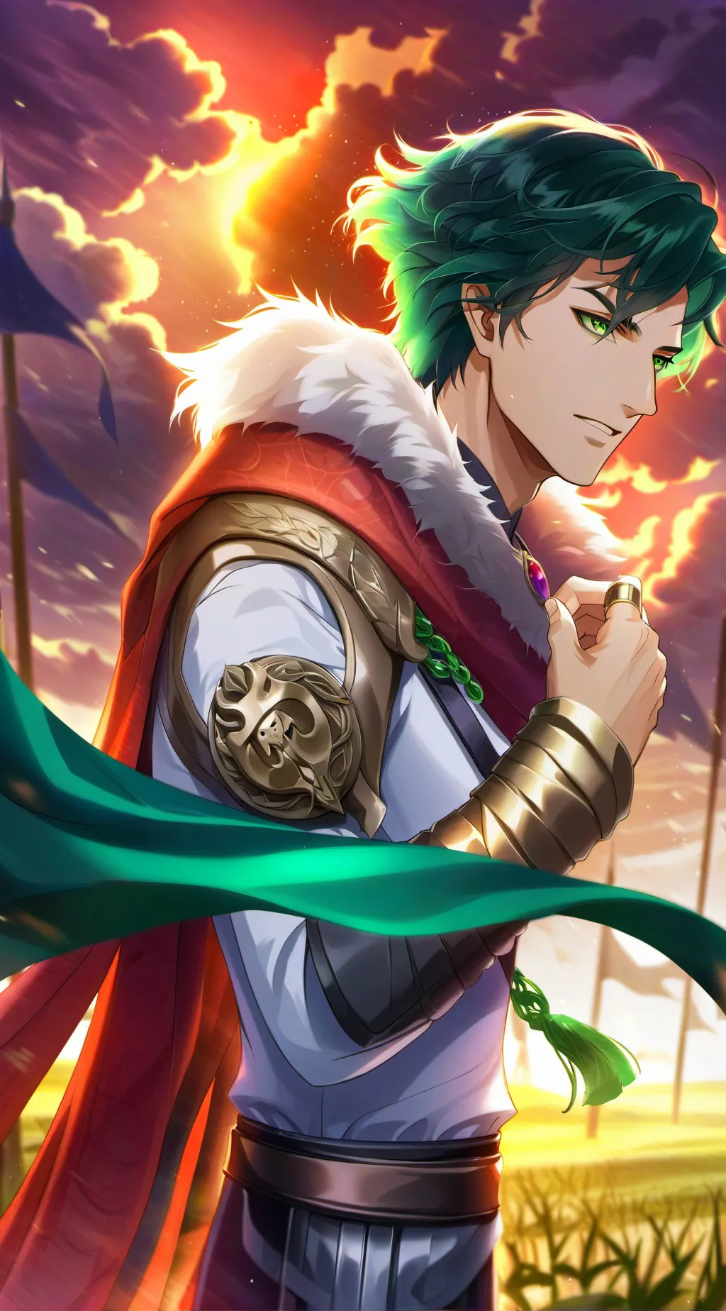 ai character: Akentia  background