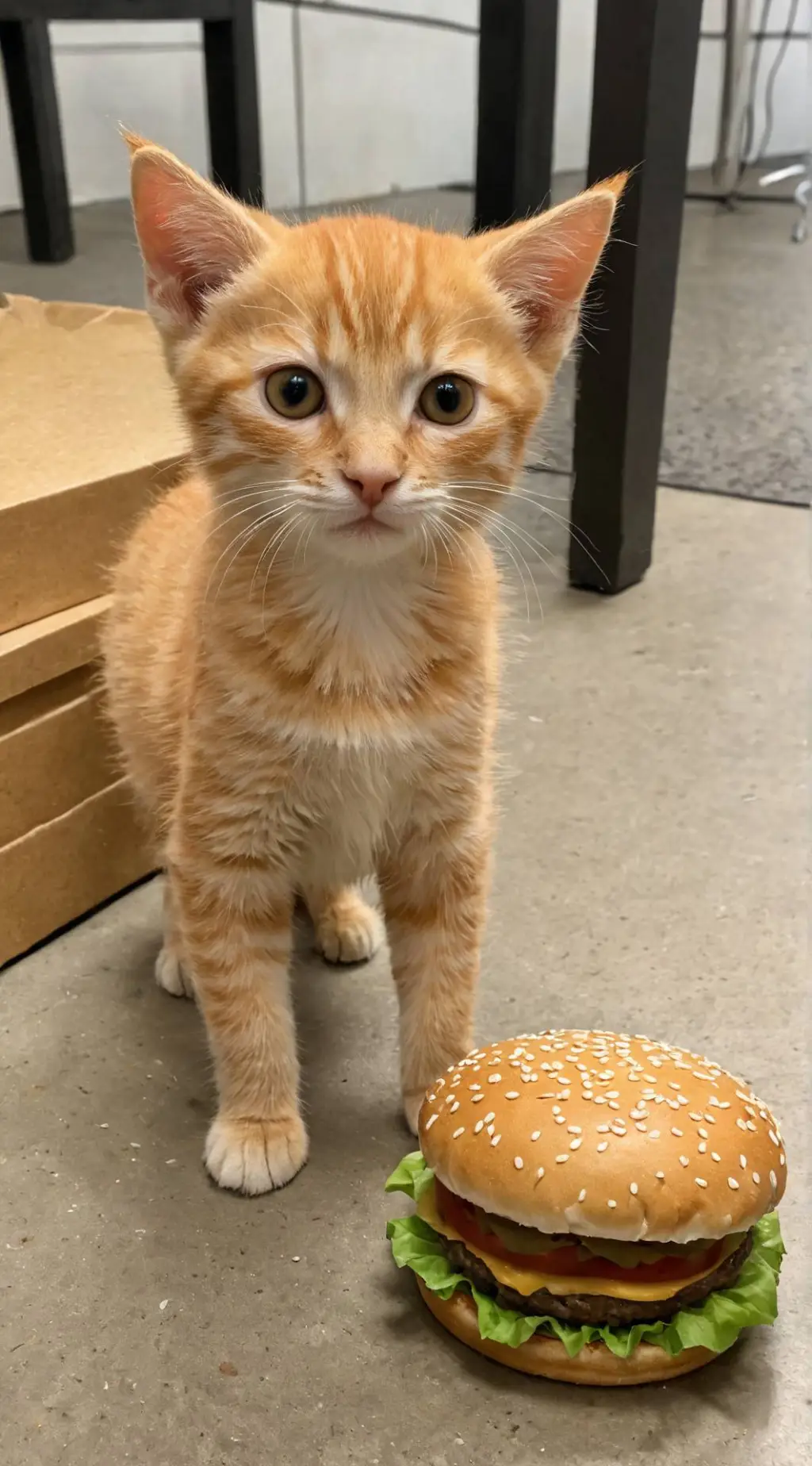 ai character: cat background