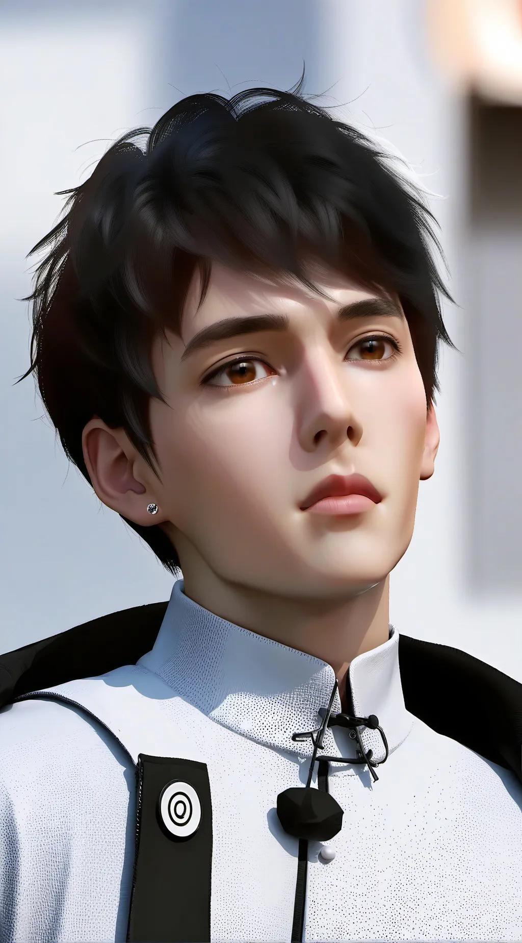 ai character: only boys are here background