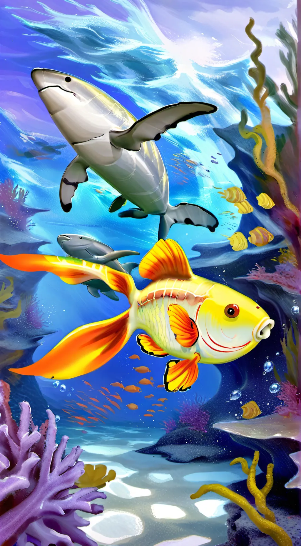 ai character: Aquarium  background