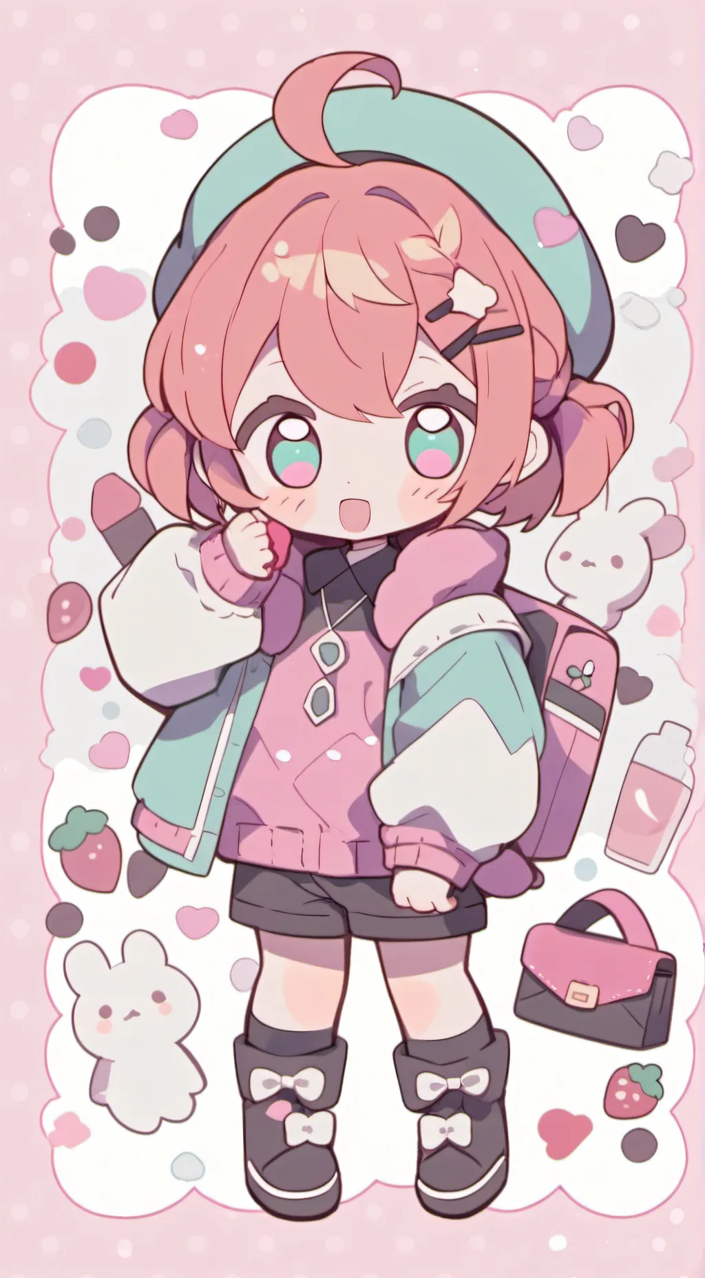 ai character: newborn background