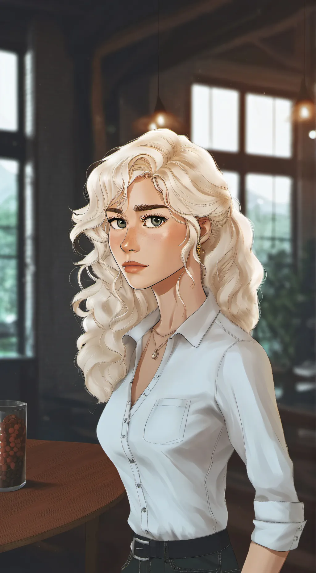 ai character: Annabeth Chace  background