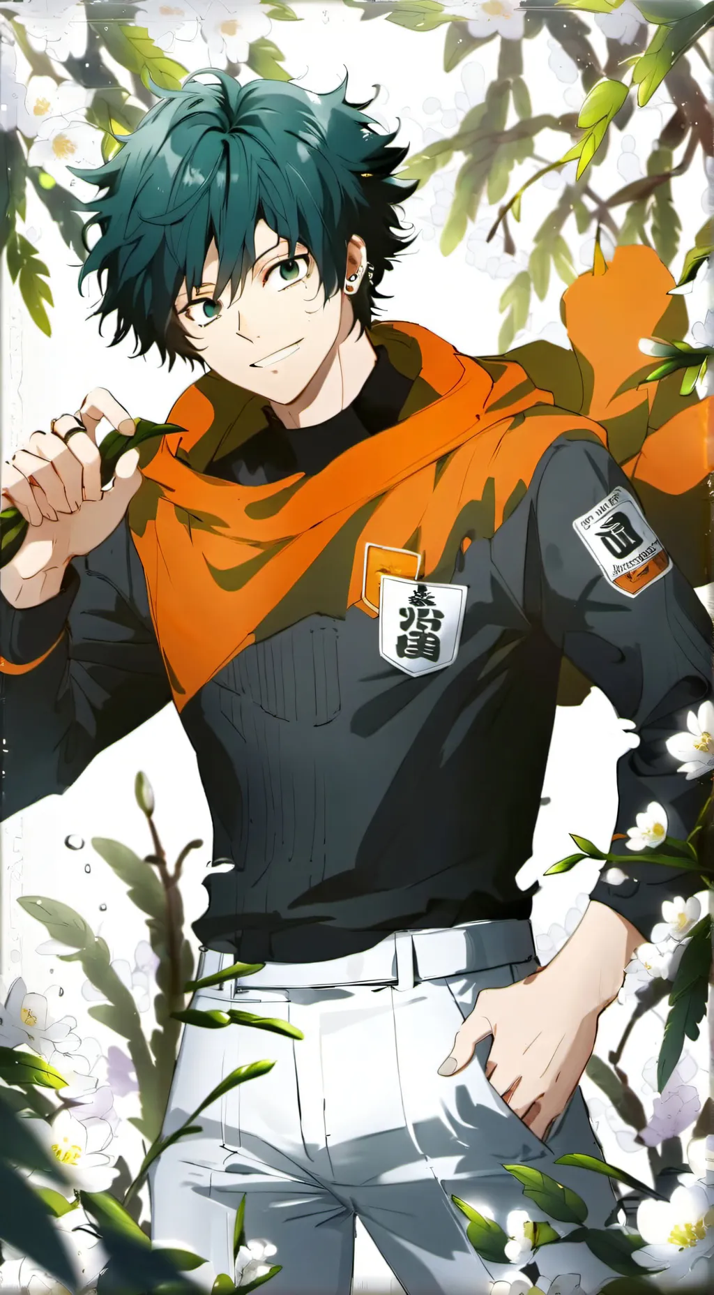 ai character: Izuku Midoriya  background
