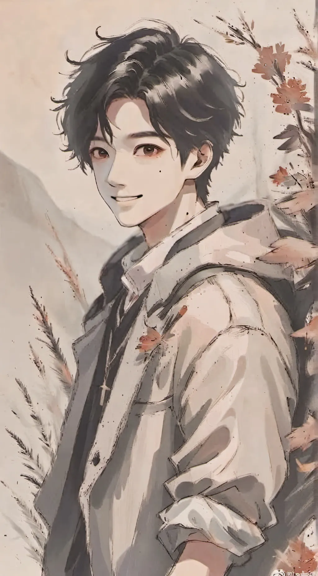 ai character: Bangchan/channie background