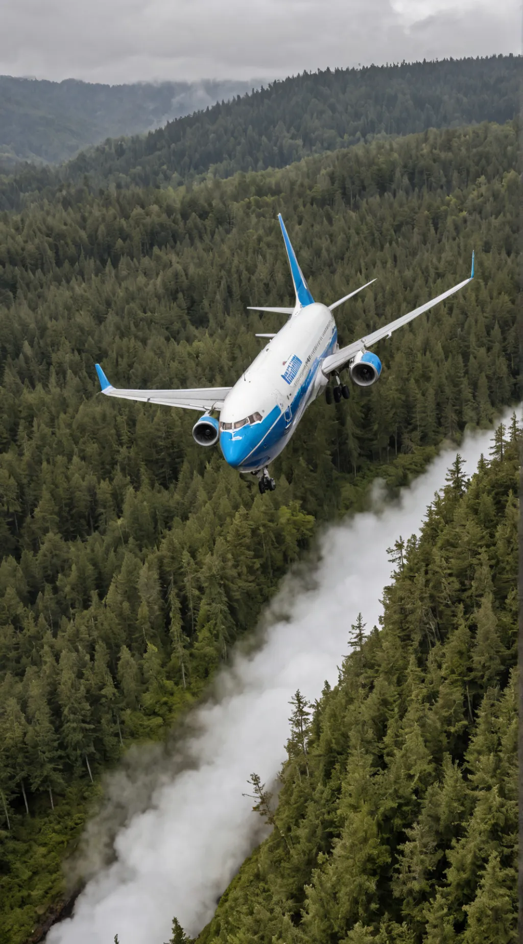 ai character: Plane crash background