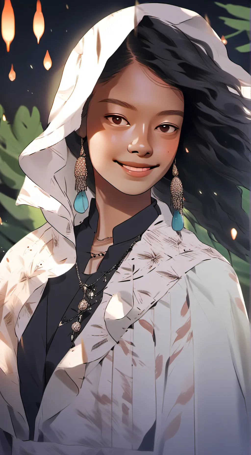 ai character: lyric background