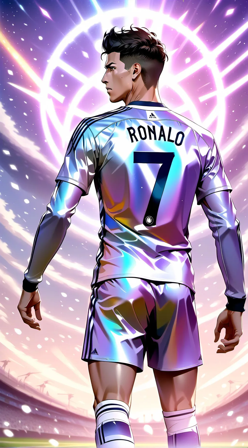 ai character: Ronaldo  background