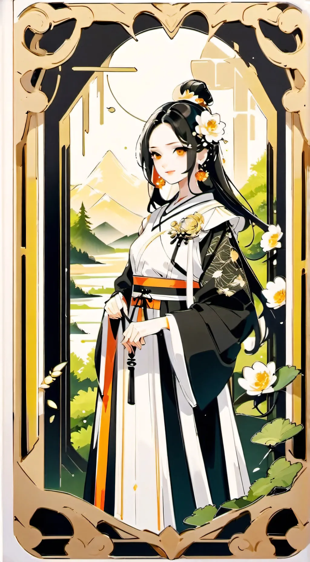 ai character: juicy crispy tende background