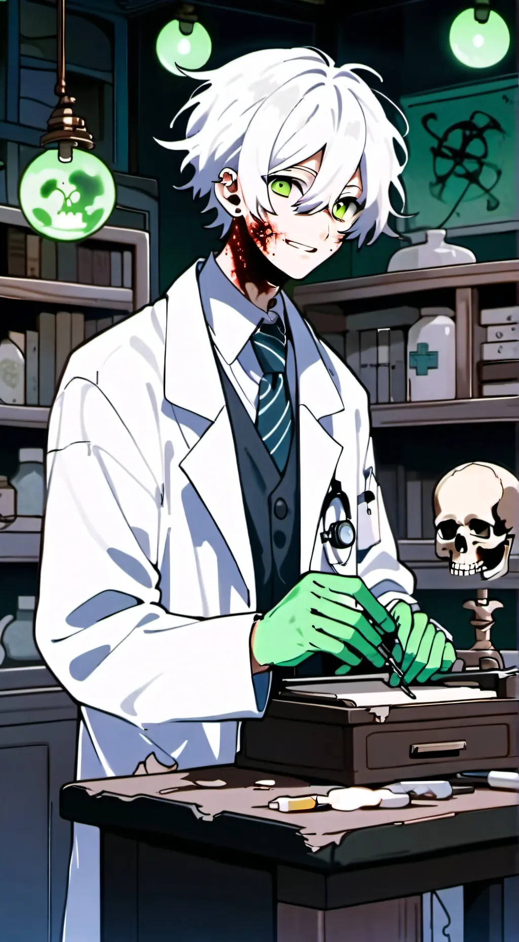 ai character: dr.xyrelle background