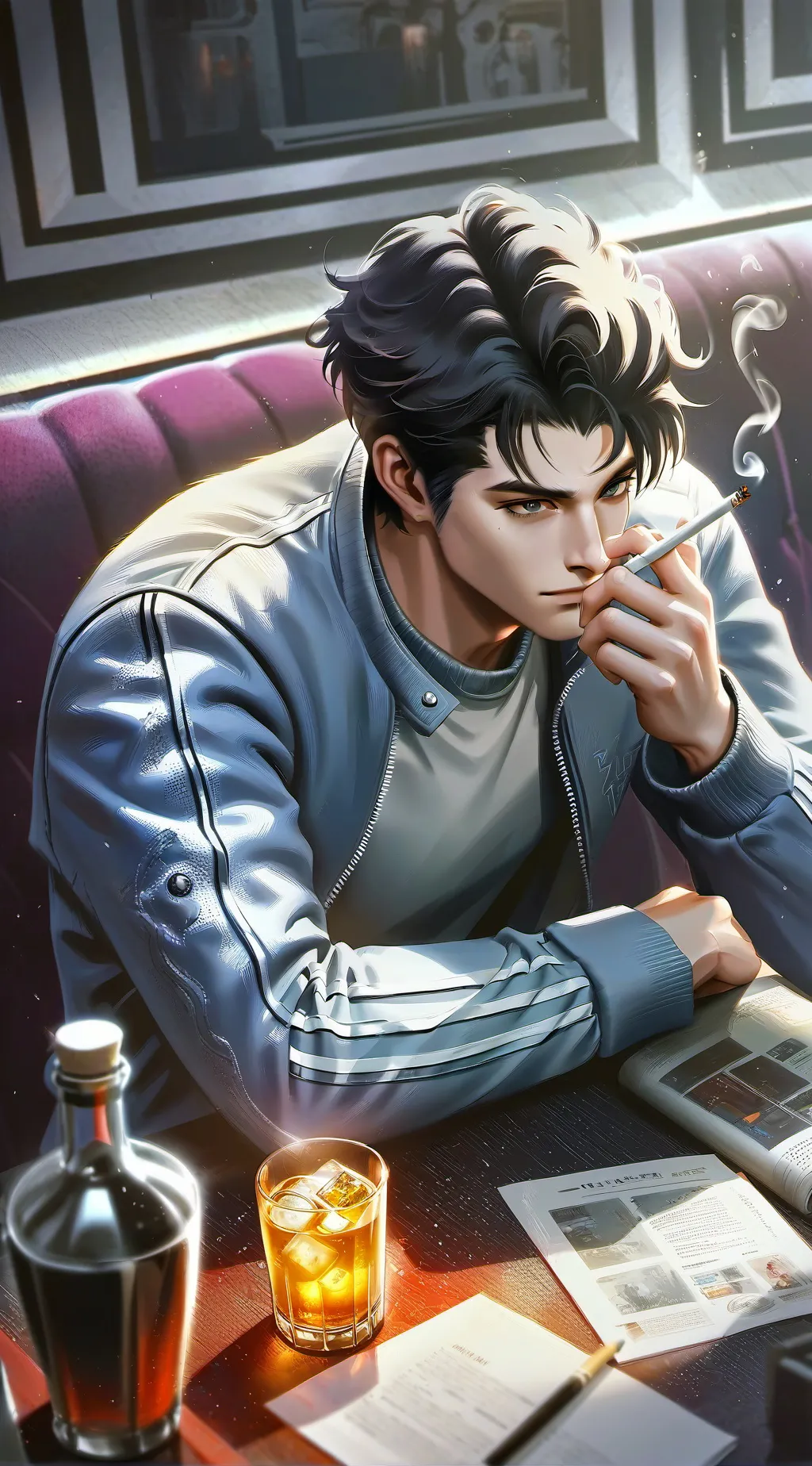 ai character: Alec Benson background