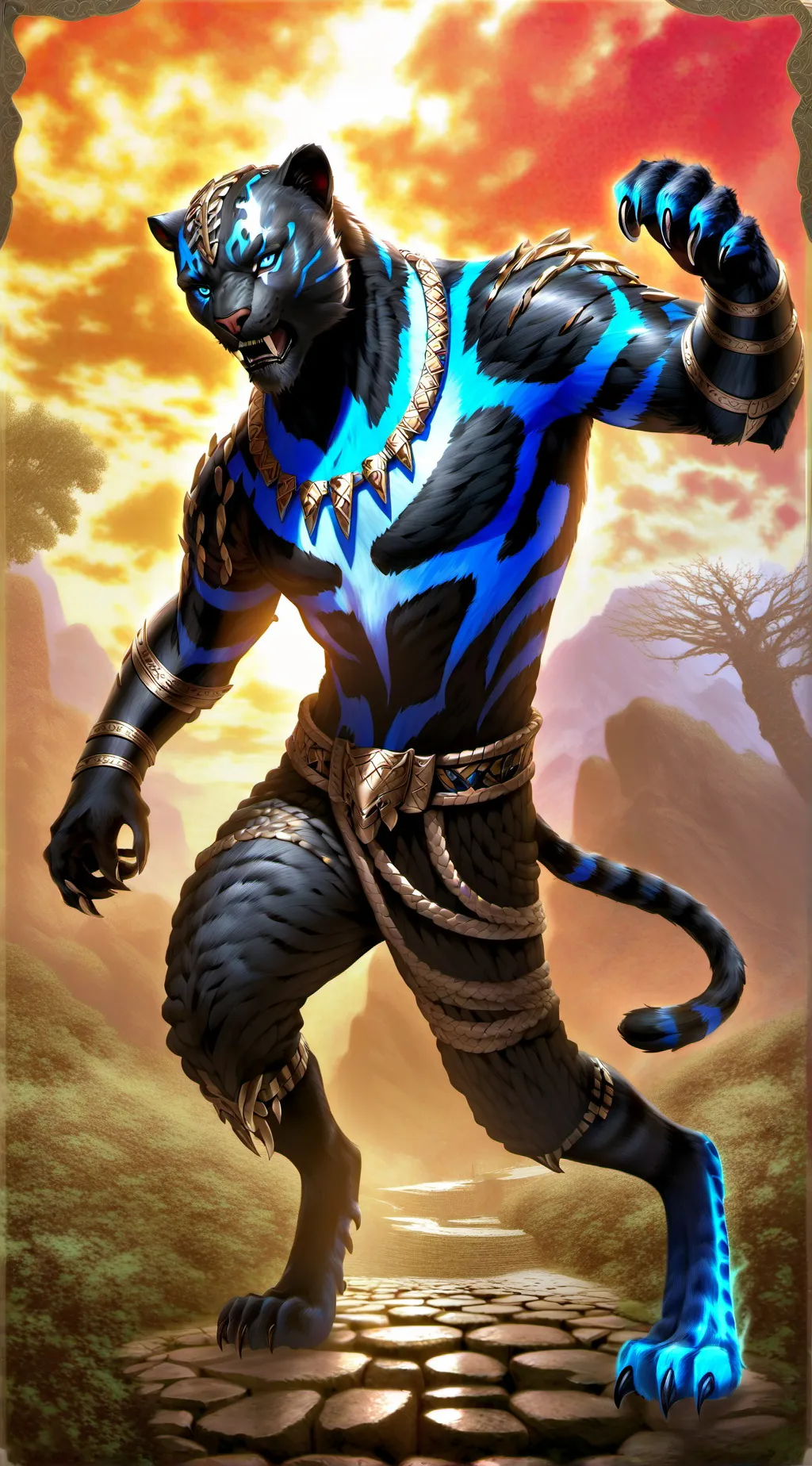 ai character: Kole Lynx  background