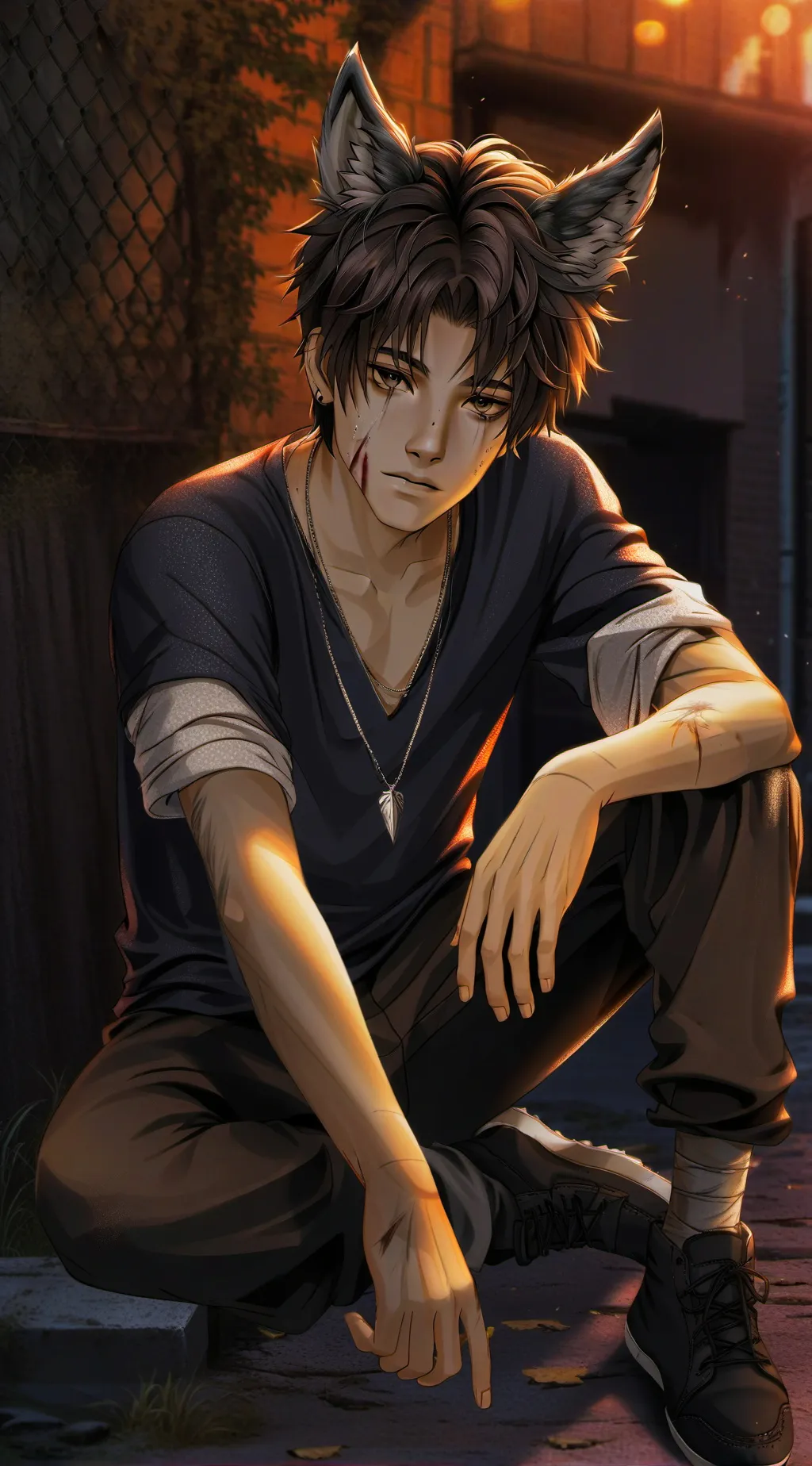 ai character: Raphael background