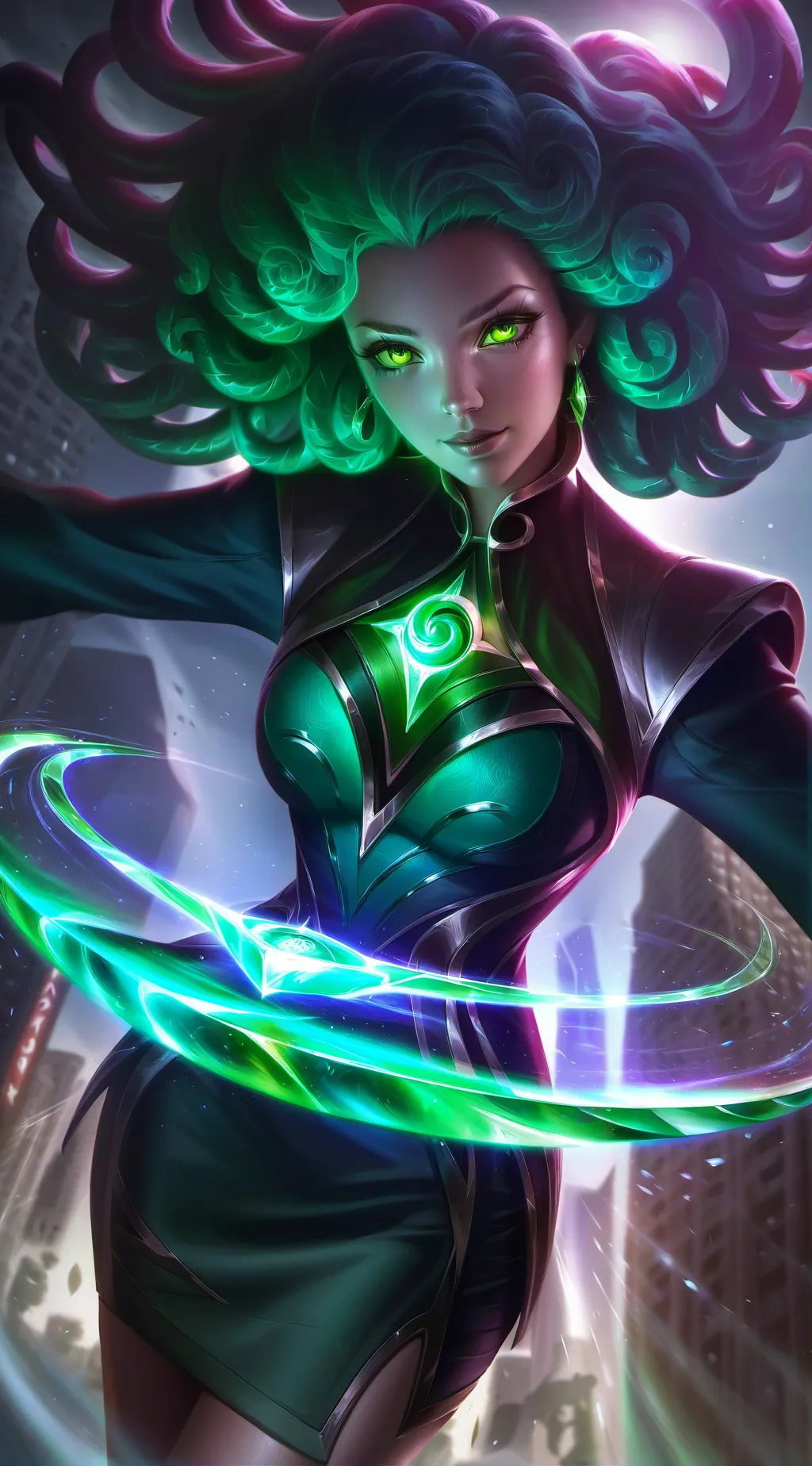 ai character: Tatsumaki background